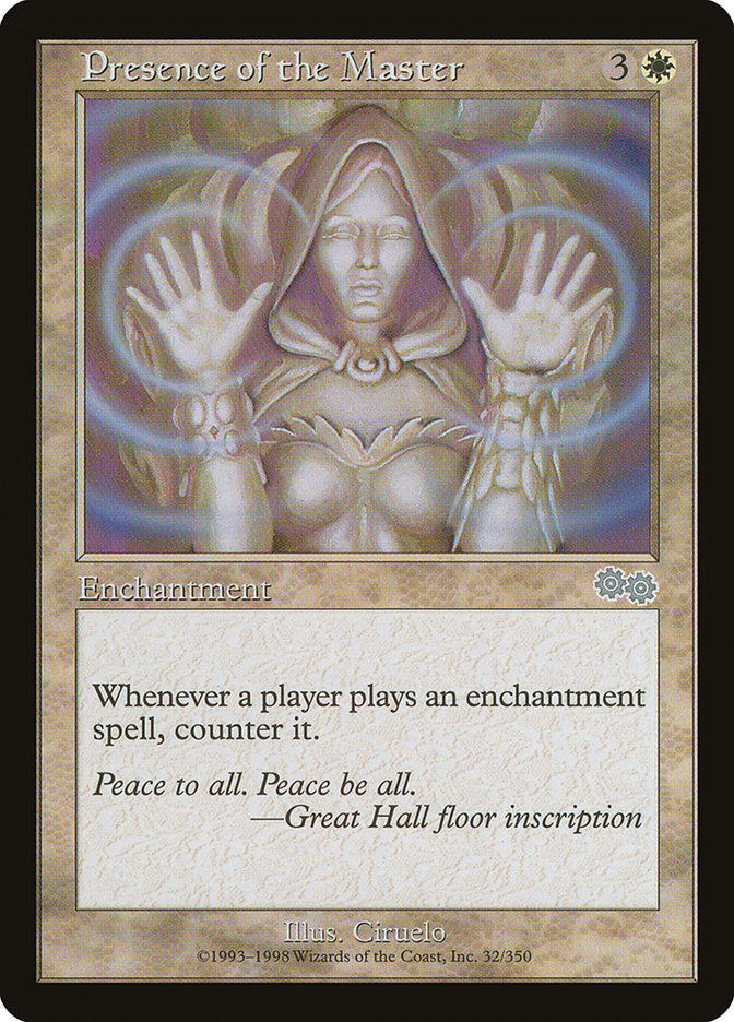Presence of the Master [Urza's Saga] - Magic: The Gathering - Card Brawlers | Quebec | Canada |
