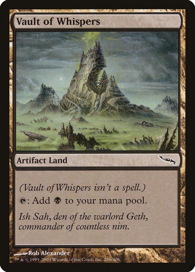 Vault of Whispers [Mirrodin] - Magic: The Gathering - Card Brawlers | Quebec | Canada |