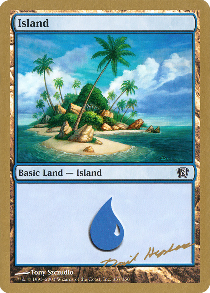 Island (dh337) (Dave Humpherys) [World Championship Decks 2003] - Magic: The Gathering - Card Brawlers | Quebec | Canada |