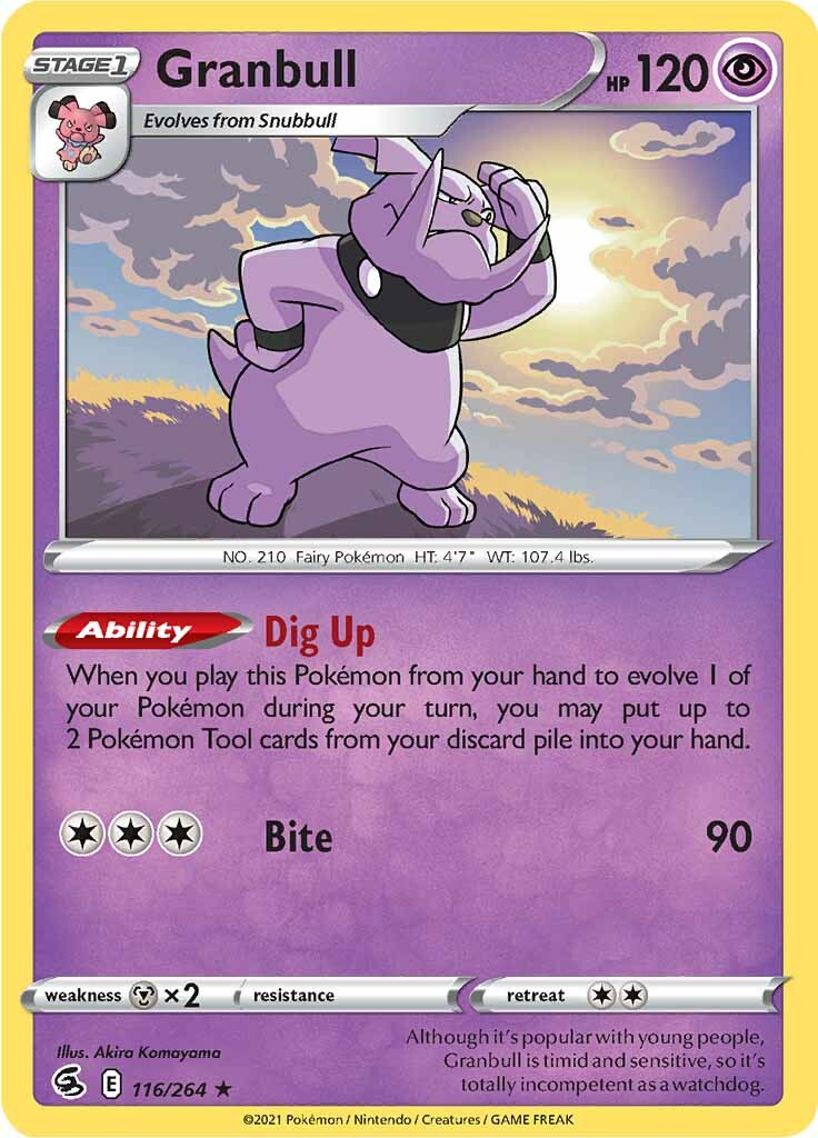 Granbull (116/264) [Sword & Shield: Fusion Strike] - Pokémon - Card Brawlers | Quebec | Canada |