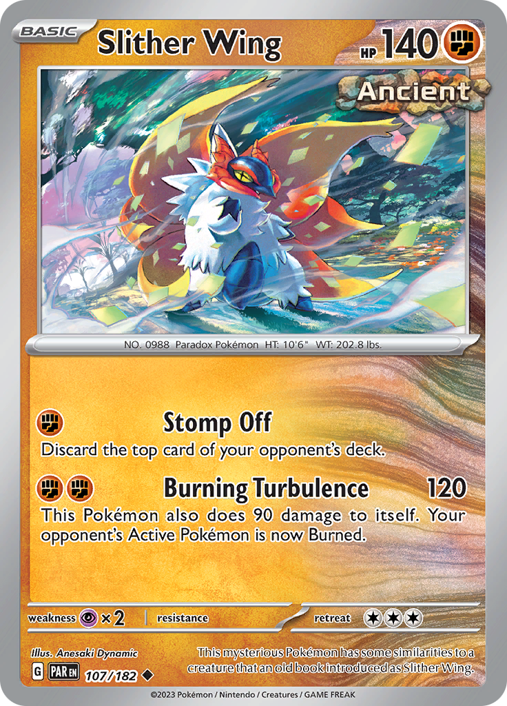 Slither Wing (107/182) [Scarlet & Violet: Paradox Rift] - Pokémon - Card Brawlers | Quebec | Canada |