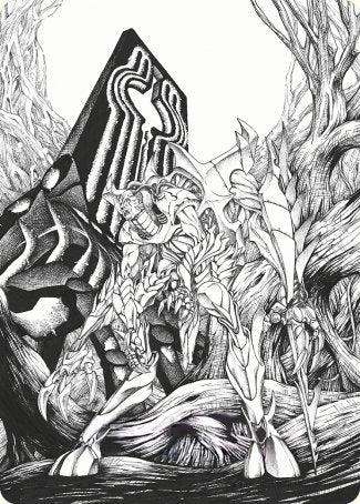 Lukka, Bound to Ruin Art Card [Phyrexia: All Will Be One Art Series] - Magic: The Gathering - Card Brawlers | Quebec | Canada |