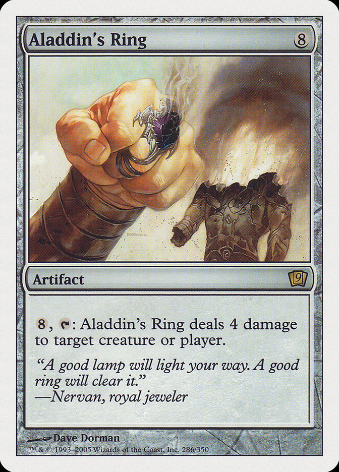 Aladdin's Ring [Ninth Edition] - Magic: The Gathering - Card Brawlers | Quebec | Canada |