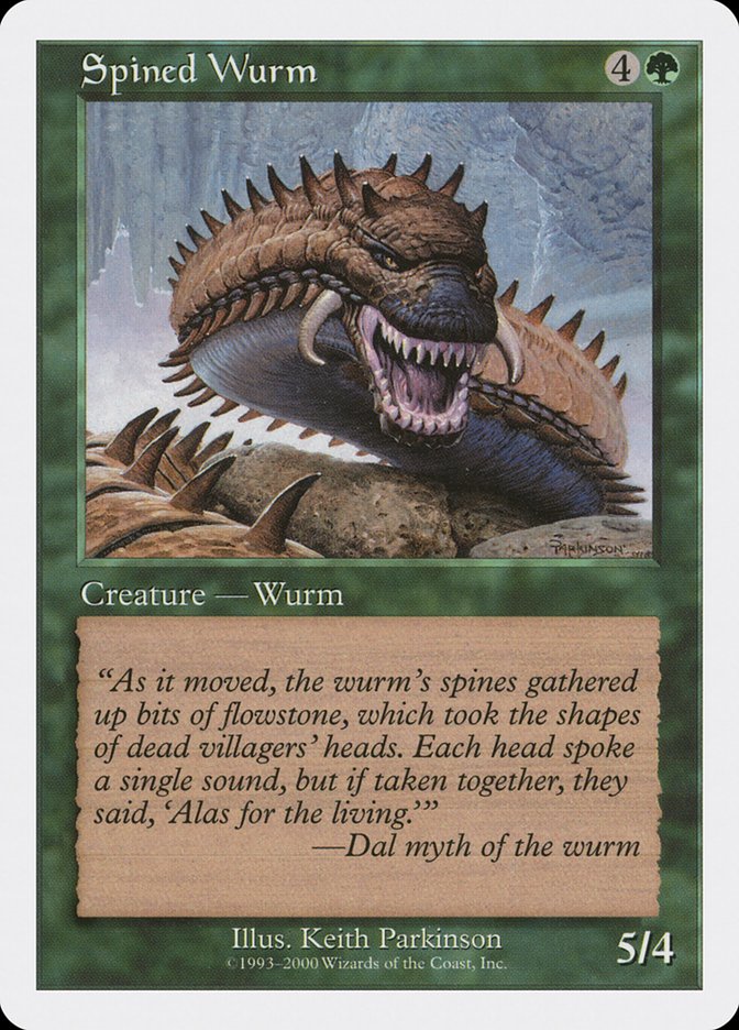 Spined Wurm [Media Promos] - Magic: The Gathering - Card Brawlers | Quebec | Canada |