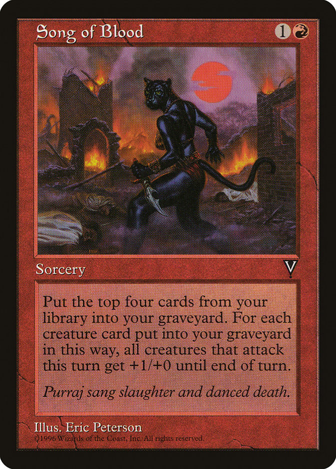 Song of Blood [Visions] - Magic: The Gathering - Card Brawlers | Quebec | Canada |