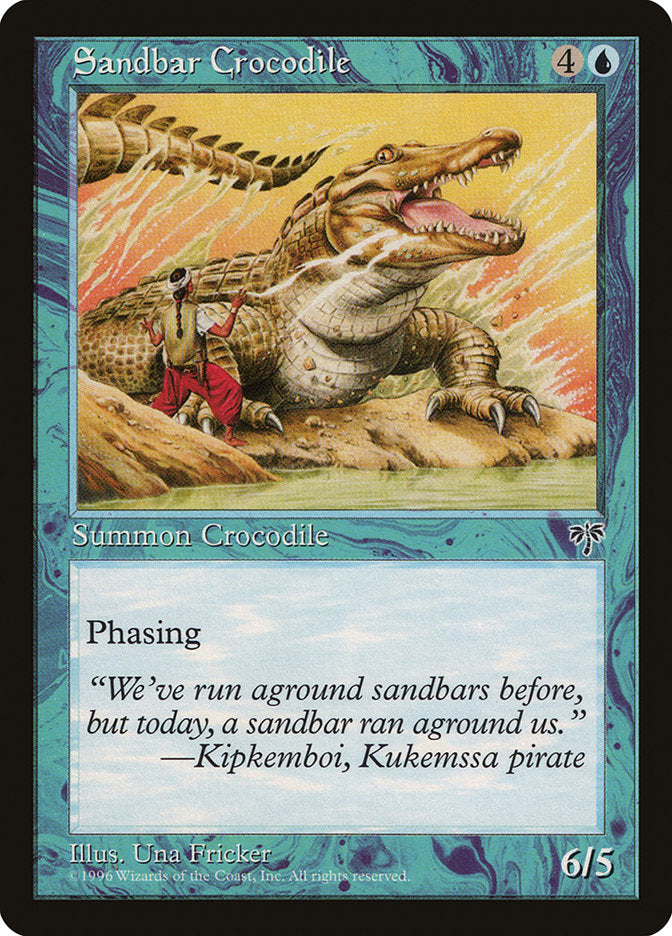 Sandbar Crocodile [Mirage] - Magic: The Gathering - Card Brawlers | Quebec | Canada |