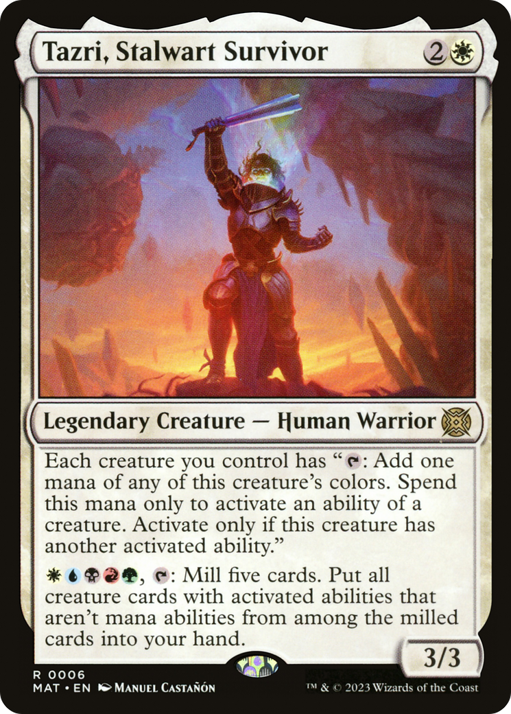Tazri, Stalwart Survivor [March of the Machine: The Aftermath] - Magic: The Gathering - Card Brawlers | Quebec | Canada |
