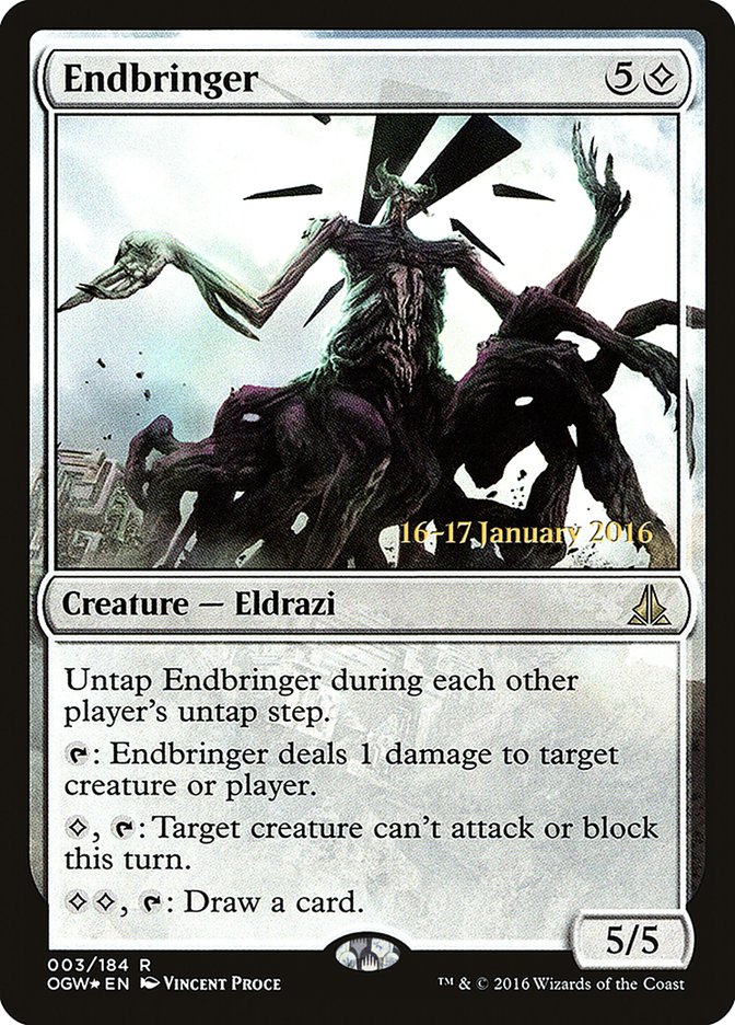 Endbringer [Oath of the Gatewatch Prerelease Promos] - Magic: The Gathering - Card Brawlers | Quebec | Canada |