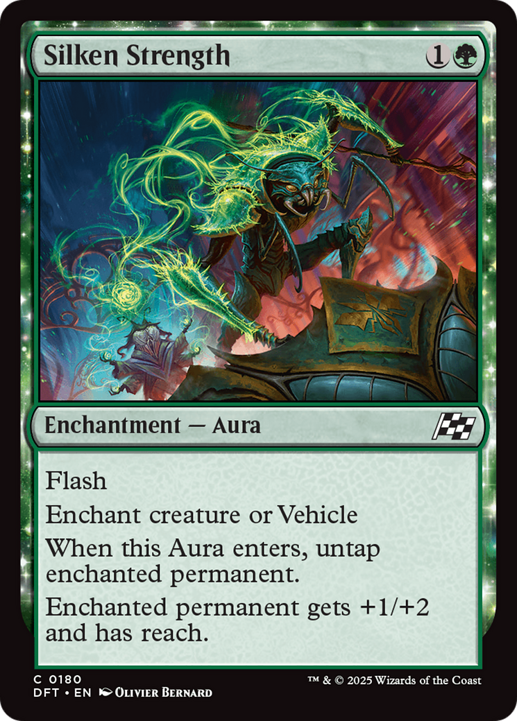 Silken Strength [Aetherdrift] - Magic: The Gathering - Card Brawlers | Quebec | Canada |
