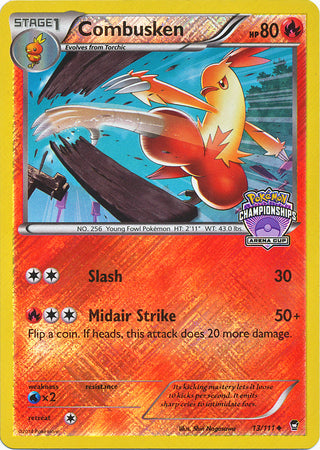 Combusken (13/111) (States Championship Promo) [XY: Furious Fists] - Pokémon - Card Brawlers | Quebec | Canada |