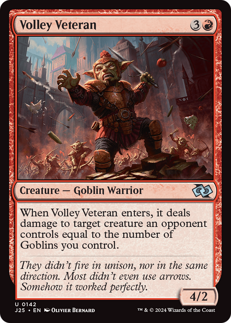 Volley Veteran [Foundations Jumpstart] - Magic: The Gathering - Card Brawlers | Quebec | Canada |