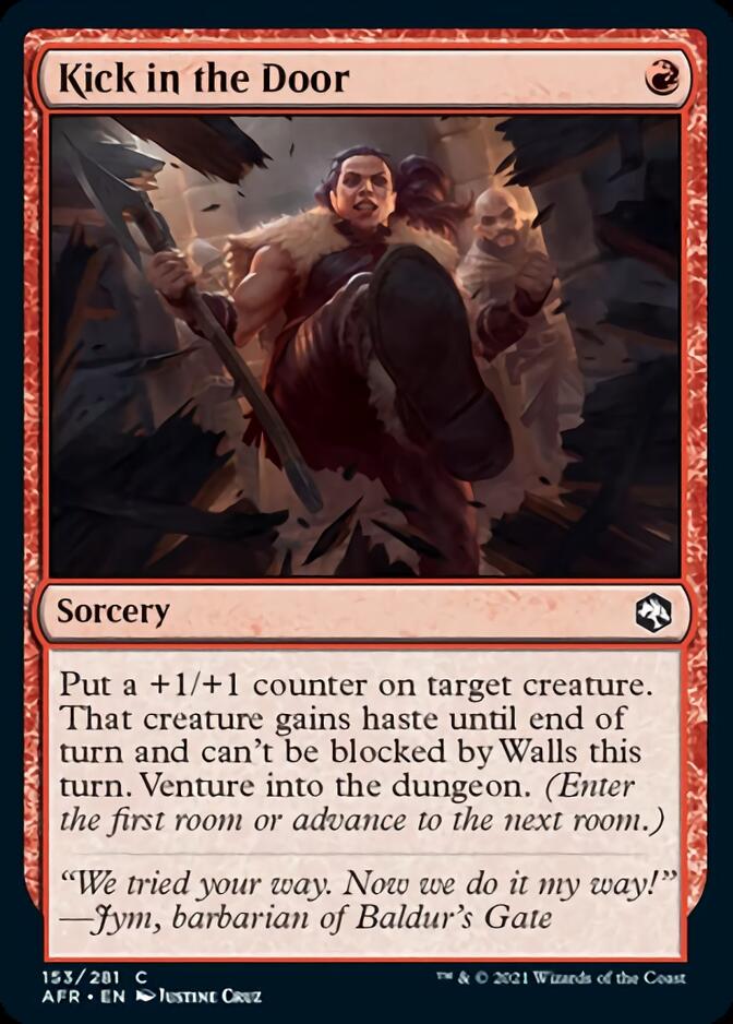 Kick in the Door [Dungeons & Dragons: Adventures in the Forgotten Realms] - Magic: The Gathering - Card Brawlers | Quebec | Canada |