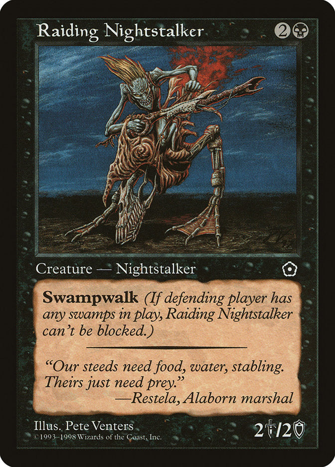 Raiding Nightstalker [Portal Second Age] - Magic: The Gathering - Card Brawlers | Quebec | Canada |