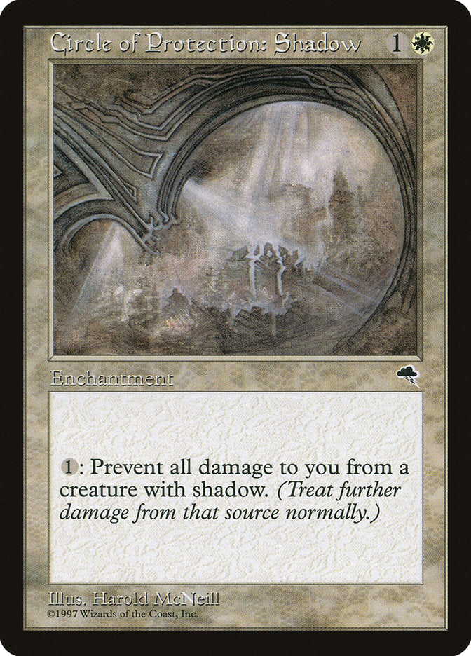 Circle of Protection: Shadow [Tempest] - Magic: The Gathering - Card Brawlers | Quebec | Canada |