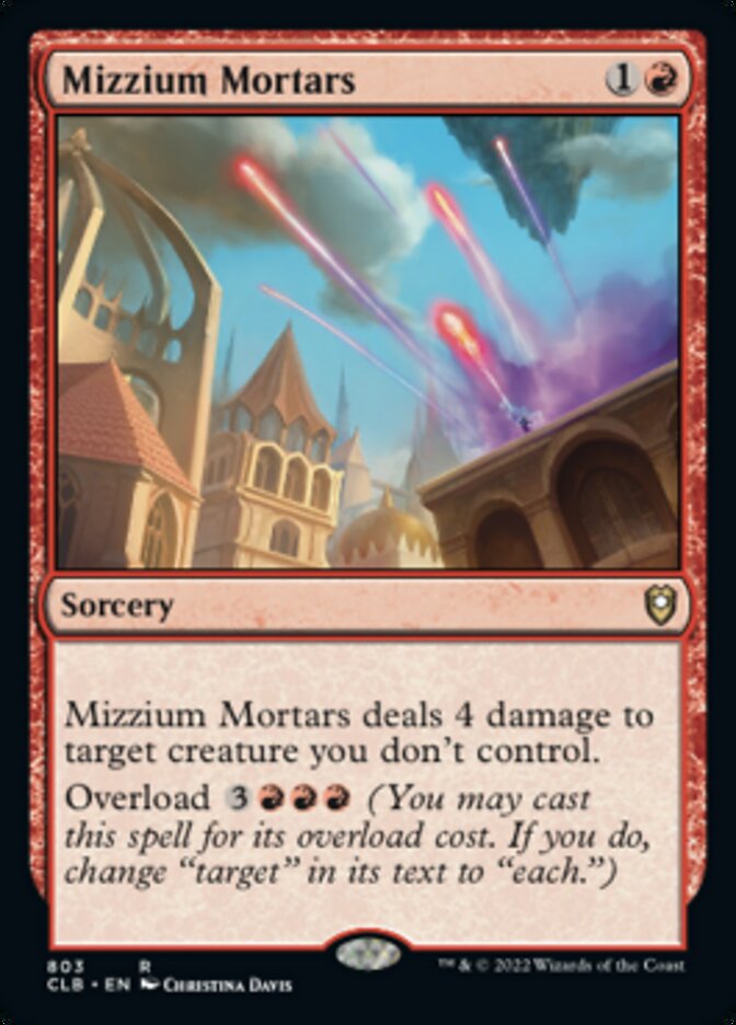 Mizzium Mortars [Commander Legends: Battle for Baldur's Gate] - Magic: The Gathering - Card Brawlers | Quebec | Canada |