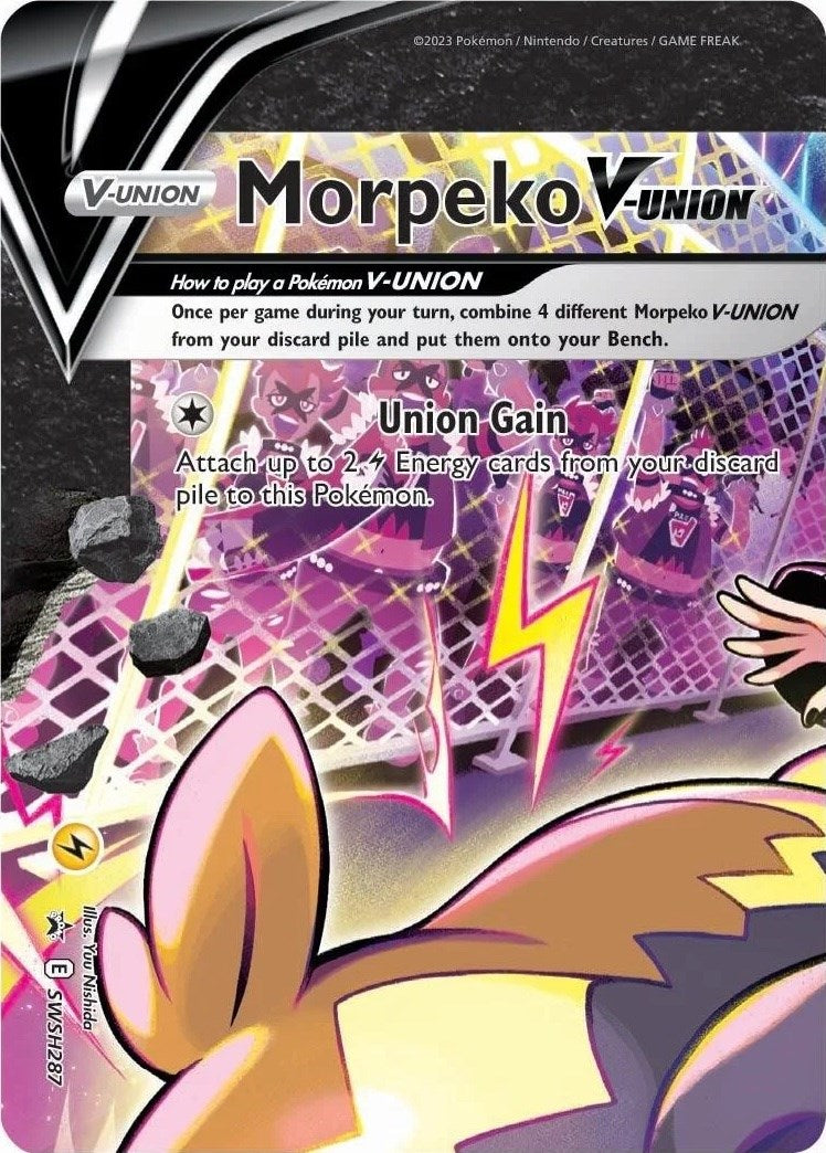 Morpeko V-Union (SWSH287) [Sword & Shield: Black Star Promos] - Pokémon - Card Brawlers | Quebec | Canada |