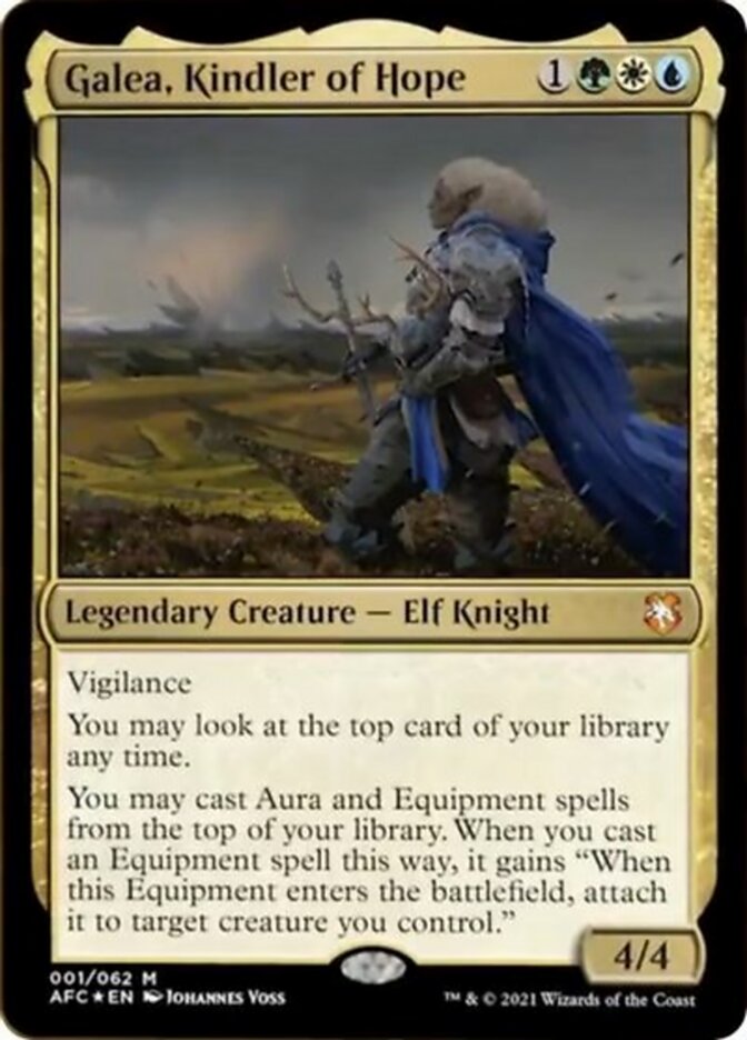 Galea, Kindler of Hope (Display Commander) [Dungeons & Dragons: Adventures in the Forgotten Realms Commander] - Magic: The Gathering - Card Brawlers | Quebec | Canada |