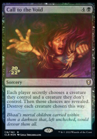 Call to the Void [Commander Legends: Battle for Baldur's Gate Prerelease Promos] - Magic: The Gathering - Card Brawlers | Quebec | Canada |