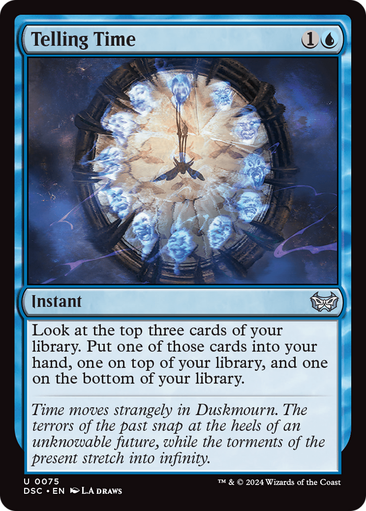 Telling Time [Duskmourn: House of Horror Commander] - Magic: The Gathering - Card Brawlers | Quebec | Canada |