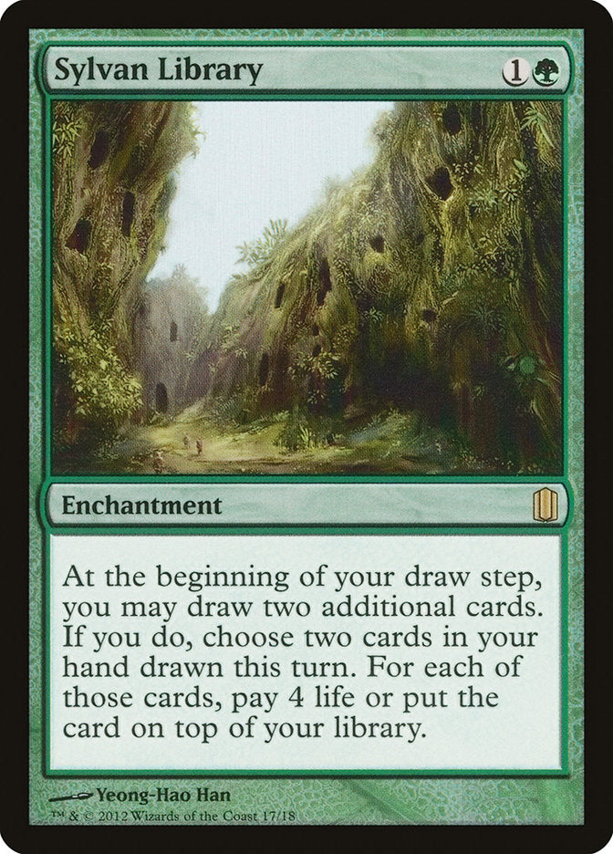 Sylvan Library [Commander's Arsenal] - Magic: The Gathering - Card Brawlers | Quebec | Canada |
