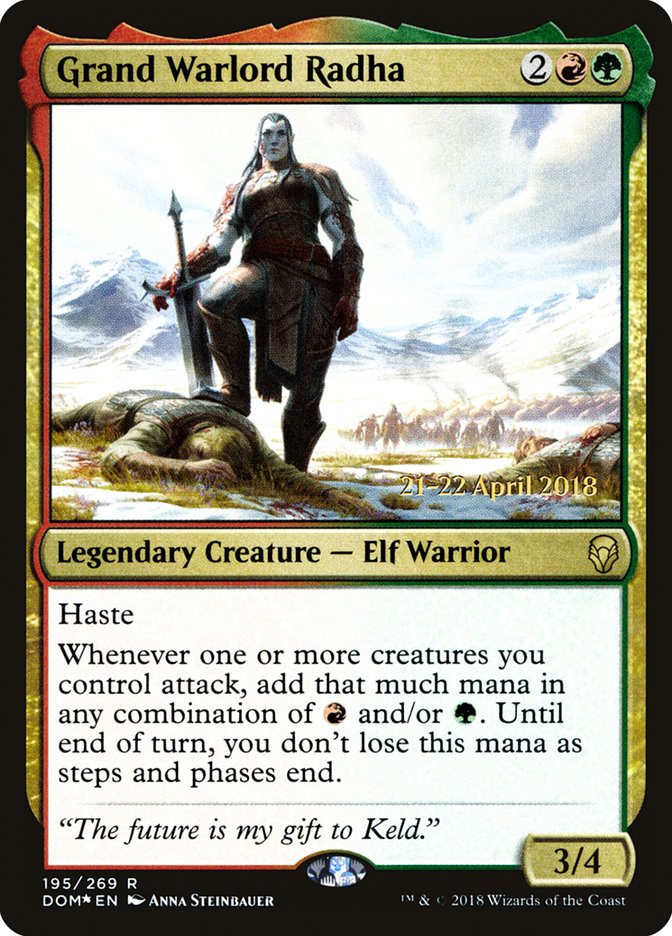 Grand Warlord Radha [Dominaria Prerelease Promos] - Magic: The Gathering - Card Brawlers | Quebec | Canada |