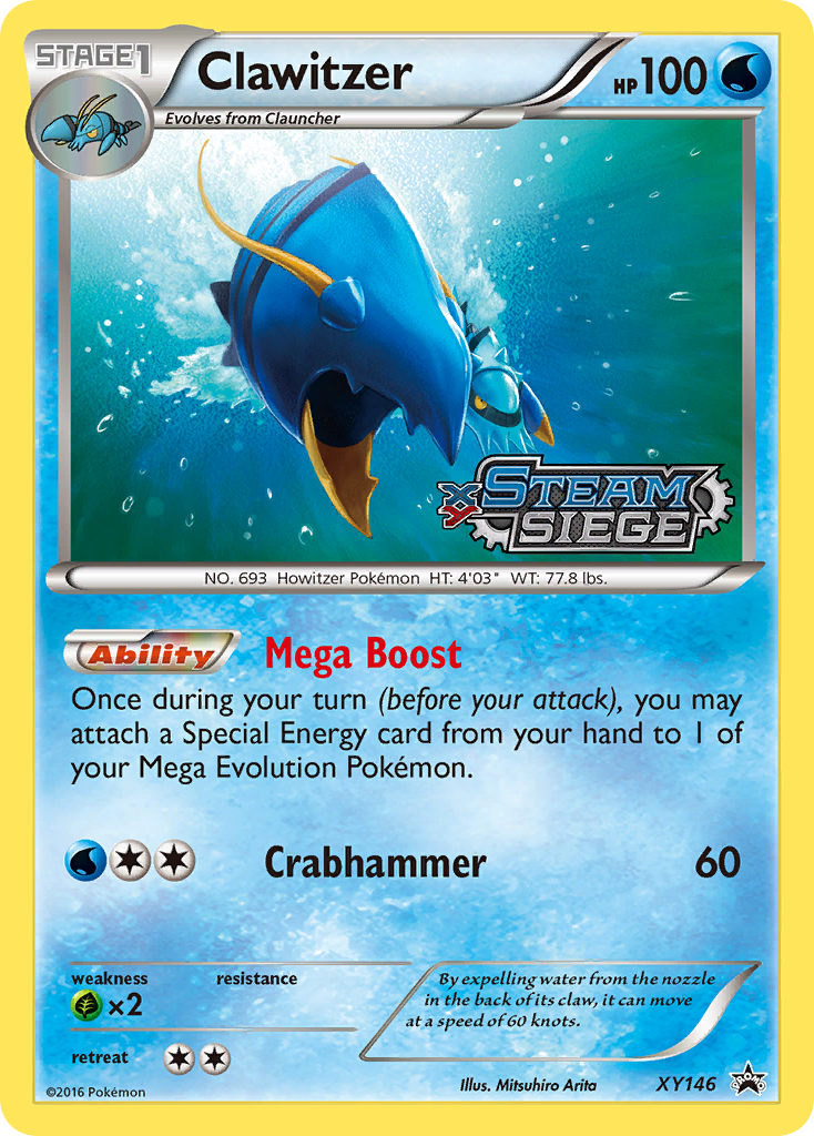 Clawitzer (XY146) [XY: Black Star Promos] - Pokémon - Card Brawlers | Quebec | Canada |