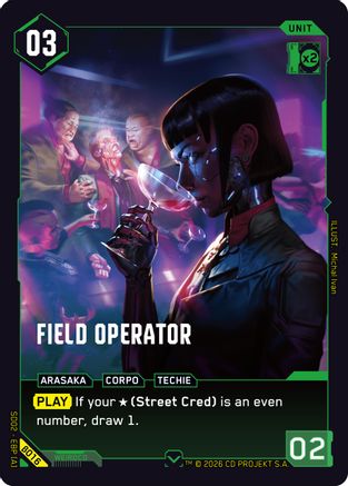 Field Operator (B016) - Embracing Power Beta Starter Deck - Card Brawlers