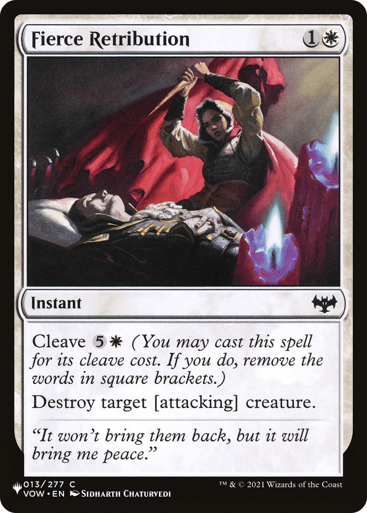 Fierce Retribution [The List] - Card Brawlers
