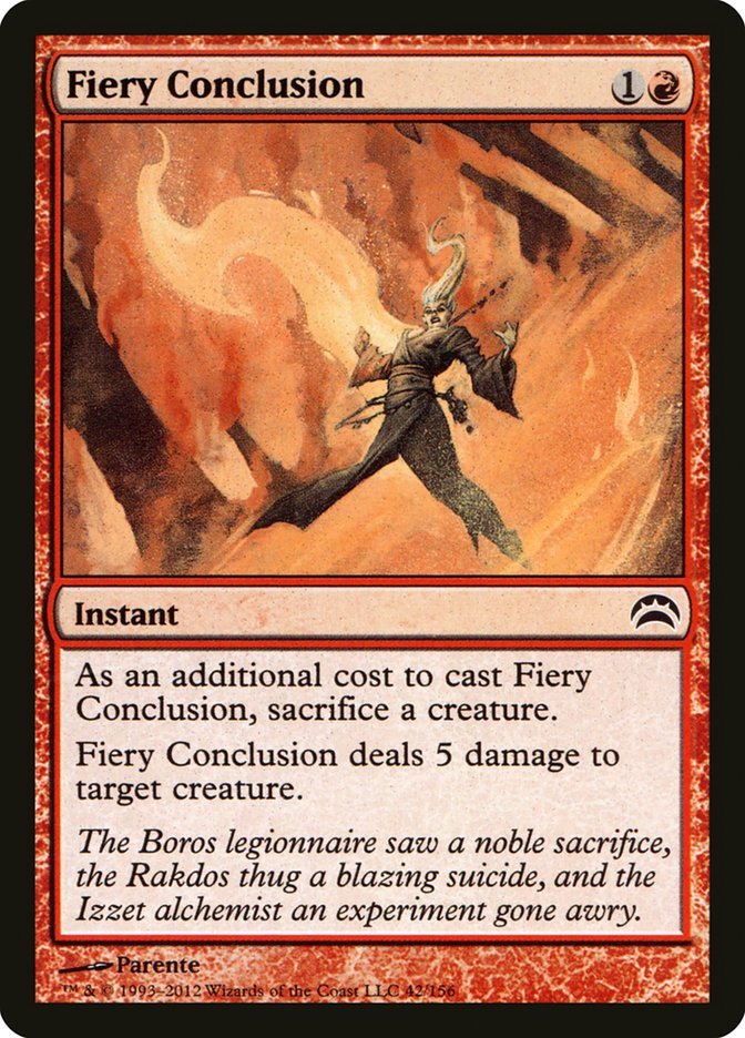 Fiery Conclusion [Planechase 2012] - Card Brawlers