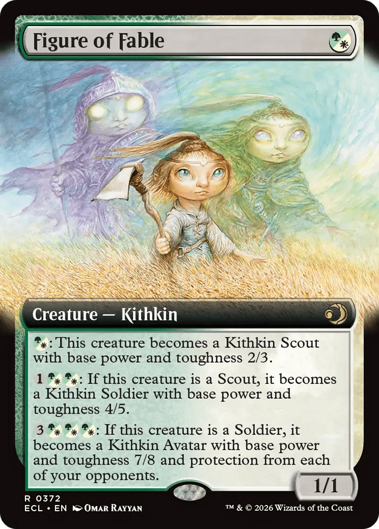 Figure of Fable (Extended Art) [Lorwyn Eclipsed] - Card Brawlers