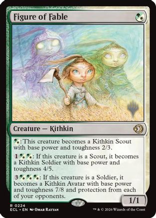 Figure of Fable (PPECL-224) - Promo Pack: Lorwyn Eclipsed Foil - Card Brawlers