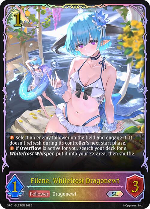 Filene, Whitefrost Dragonewt (SL) (SP01 - SL27EN) [Seaside Memories] - Card Brawlers