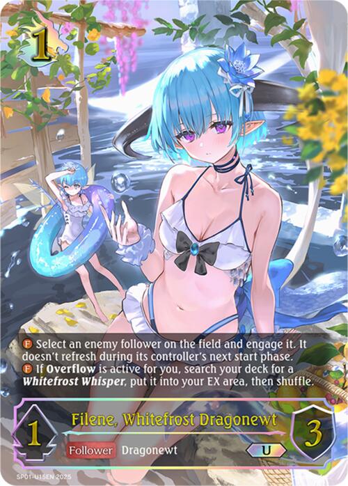 Filene, Whitefrost Dragonewt (U) (SP01 - U15EN) [Seaside Memories] - Card Brawlers