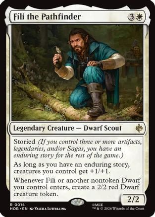 Fili the Pathfinder (HOB-014) - The Hobbit Foil - Card Brawlers