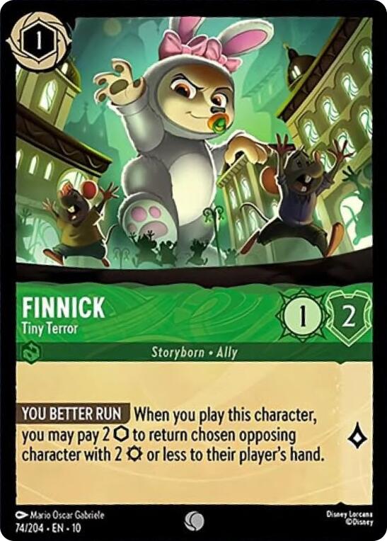 Finnick - Tiny Terror (74/204) [Whispers in the Well] - Card Brawlers