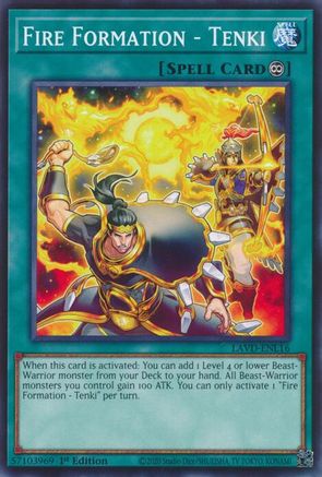 Fire Formation - Tenki (LAVD-ENL16) - Legendary Arc-V Decks 1st Edition - Card Brawlers
