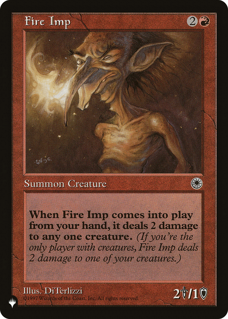 Fire Imp [The List] - Card Brawlers