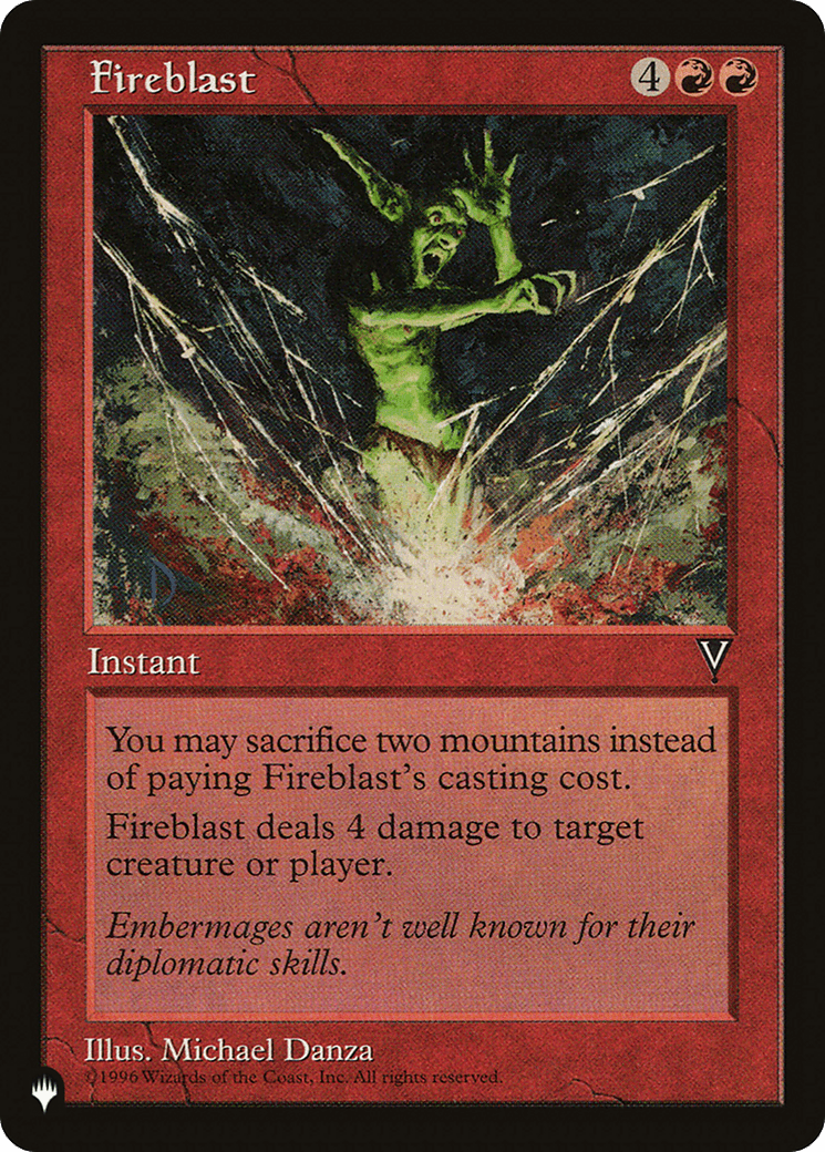 Fireblast [The List] - Card Brawlers