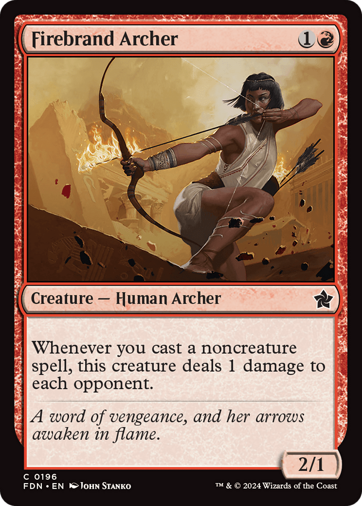 Firebrand Archer [Foundations] - Card Brawlers