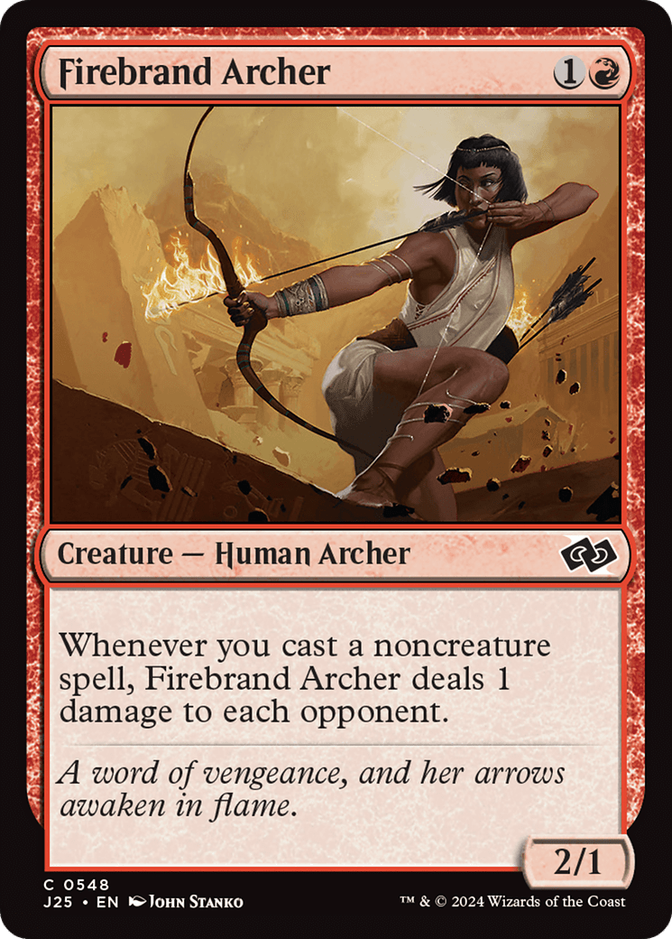 Firebrand Archer [Foundations Jumpstart] - Card Brawlers