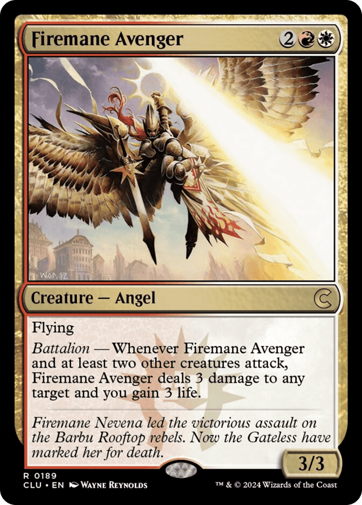 Firemane Avenger [Ravnica: Clue Edition] - Card Brawlers