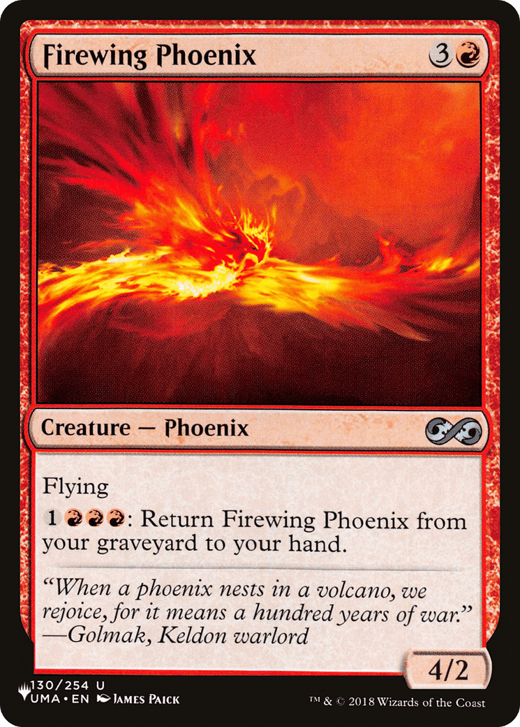 Firewing Phoenix [The List] - Card Brawlers