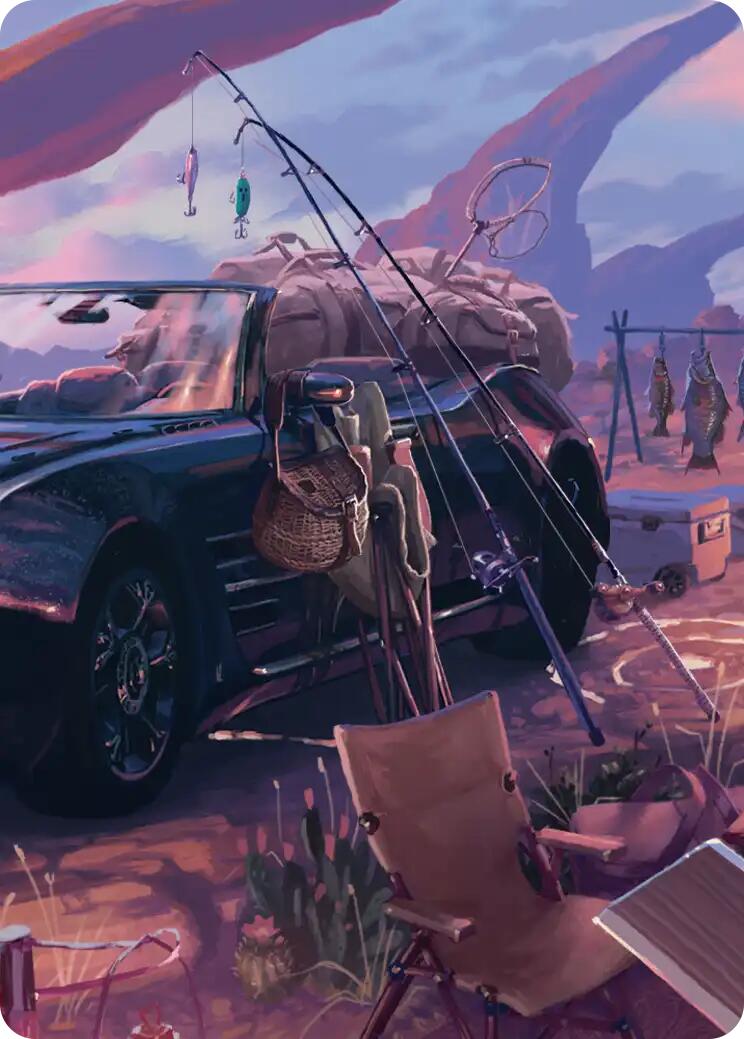 Fishing Gear Scene Art Card [FINAL FANTASY Art Series] - Card Brawlers