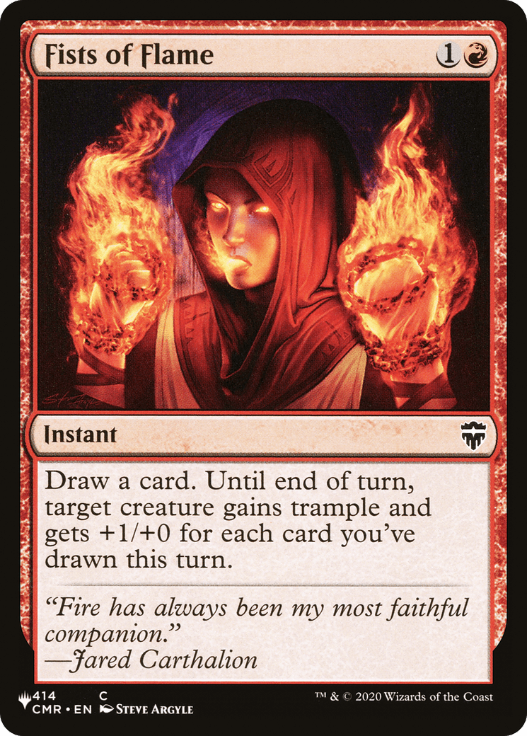 Fists of Flame [The List] - Card Brawlers