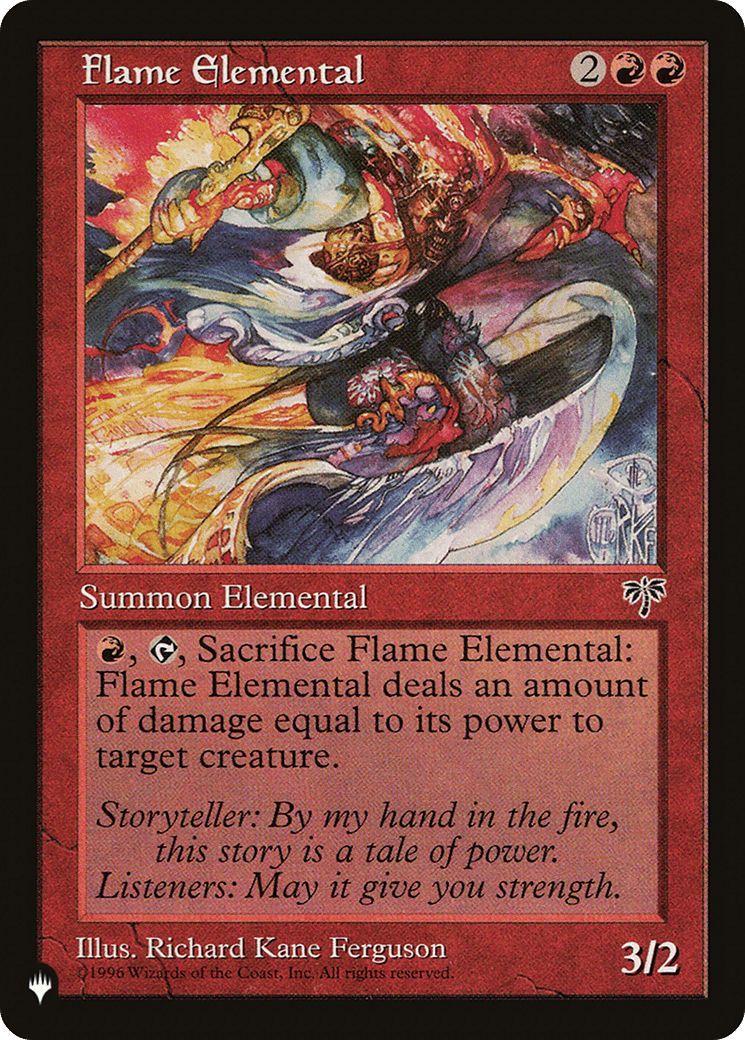 Flame Elemental [The List] - Card Brawlers