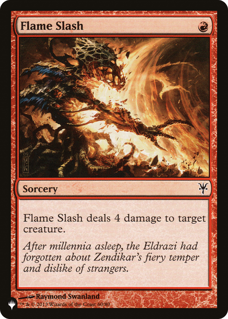 Flame Slash [The List] - Card Brawlers