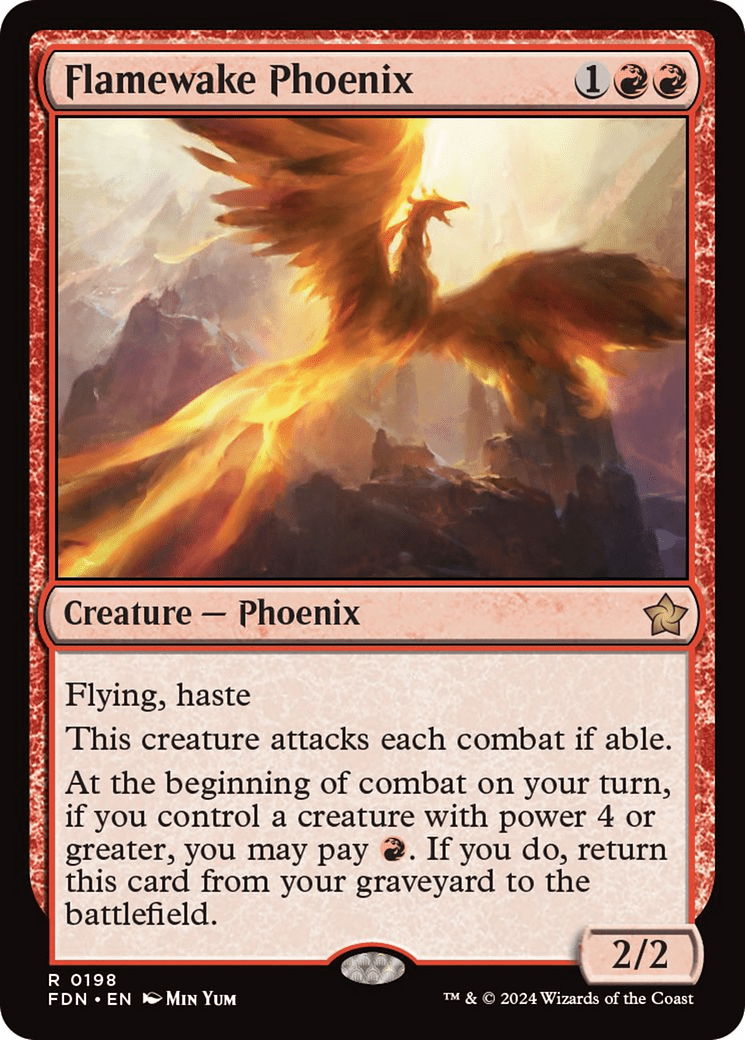 Flamewake Phoenix [Foundations] - Card Brawlers