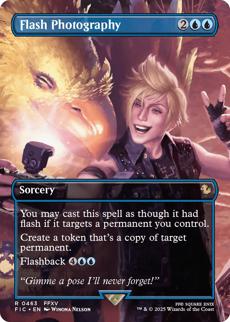 Flash Photography (Borderless) [FINAL FANTASY Commander] - Card Brawlers