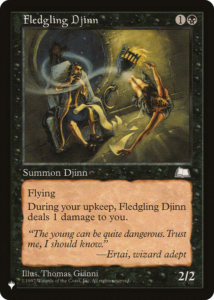 Fledgling Djinn [The List] - Card Brawlers
