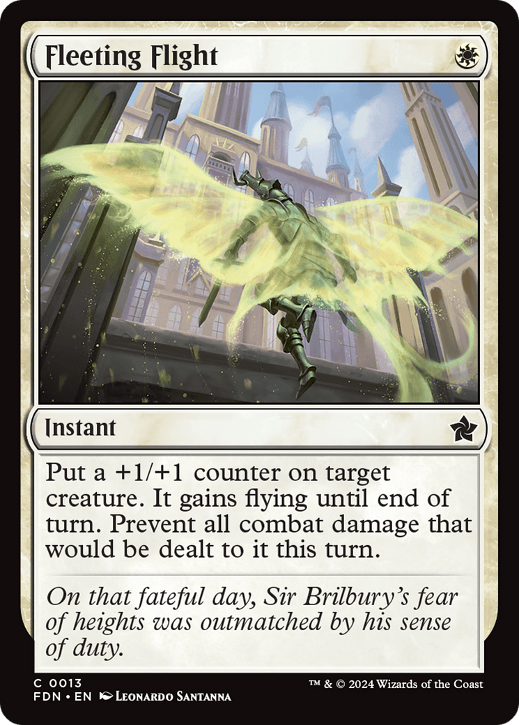 Fleeting Flight [Foundations] - Card Brawlers